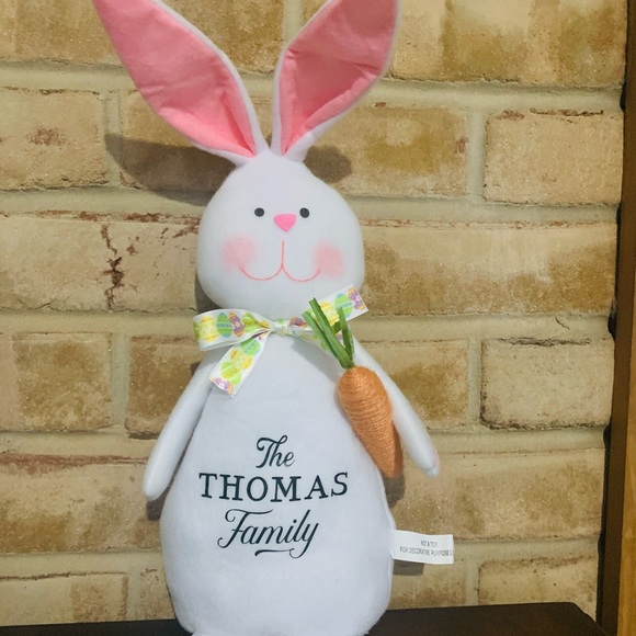 Personalized Easter bunny decoration - Picture 3 of 4
